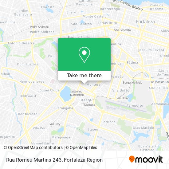 Mapa Rua Romeu Martins 243