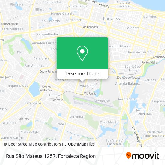 Rua São Mateus 1257 map