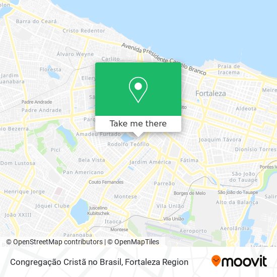 Congregação Cristã no Brasil map