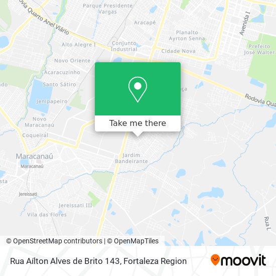 Rua Aílton Alves de Brito 143 map