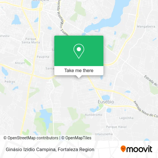 Ginásio Izidio Campina map