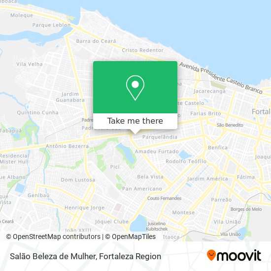 Salão Beleza de Mulher map