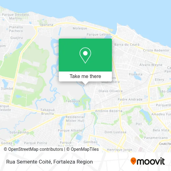 Rua Semente Coité map