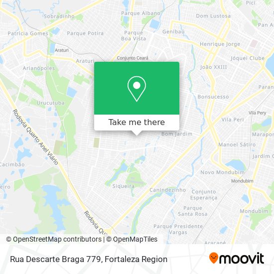 Mapa Rua Descarte Braga 779