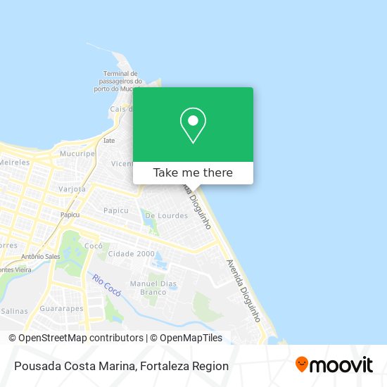 Pousada Costa Marina map