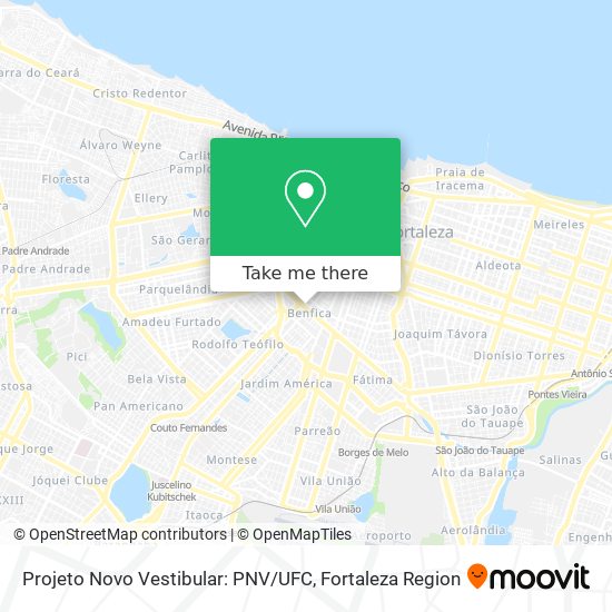 Projeto Novo Vestibular: PNV / UFC map