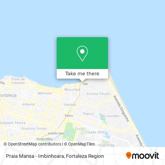 Praia Mansa - Imbinhoara map