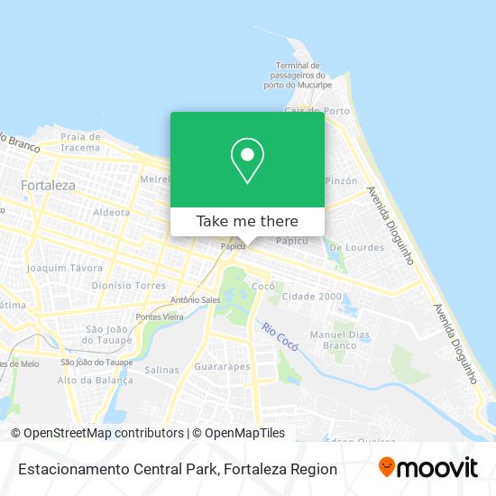 Estacionamento Central Park map