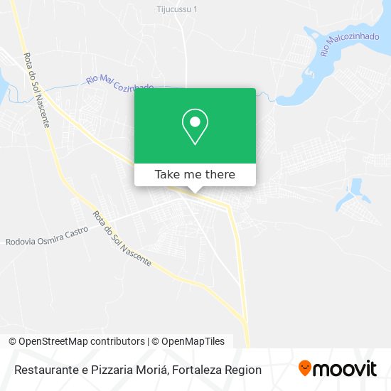 Restaurante e Pizzaria Moriá map