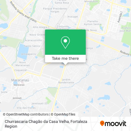 Churrascaria Chagão da Casa Velha map