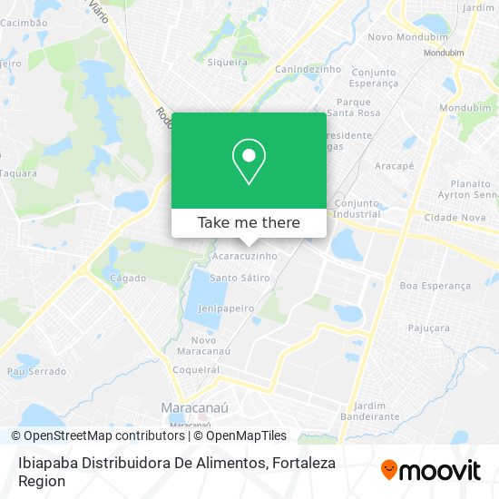 Ibiapaba Distribuidora De Alimentos map