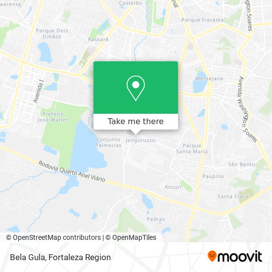 Bela Gula map