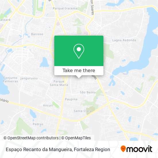 Espaço Recanto da Mangueira map