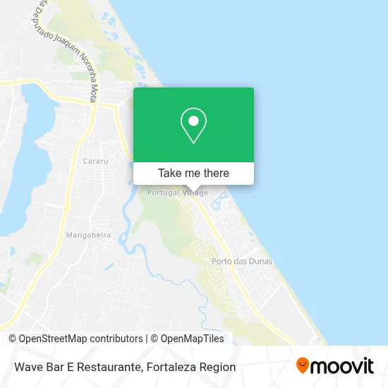 Wave Bar E Restaurante map