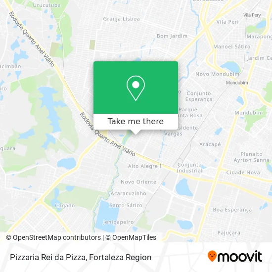 Pizzaria Rei da Pizza map