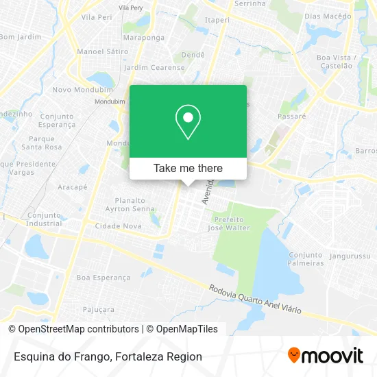 Esquina do Frango map