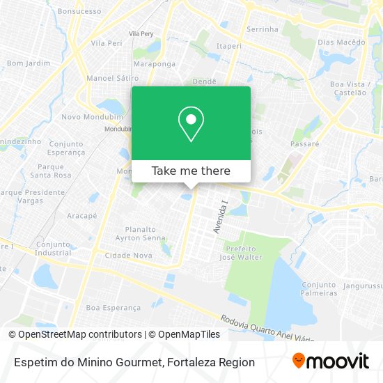 Espetim do Minino Gourmet map