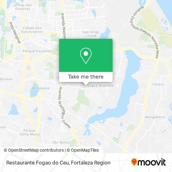 Restaurante Fogao do Ceu map