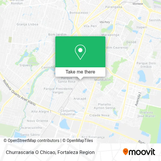 Churrascaria O Chicao map