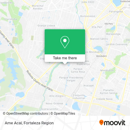 Ame Acai map