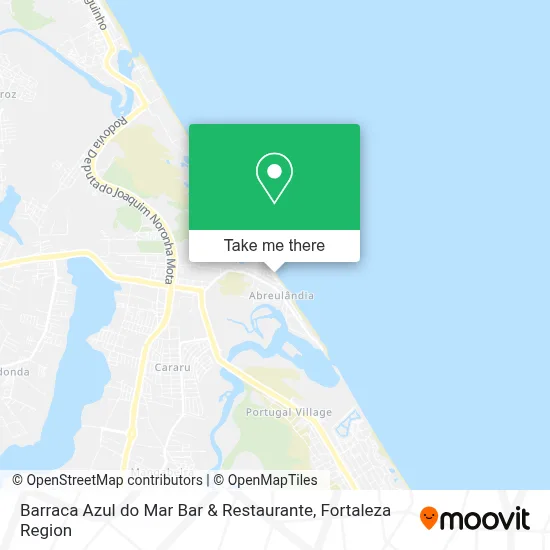 Barraca Azul do Mar Bar & Restaurante map