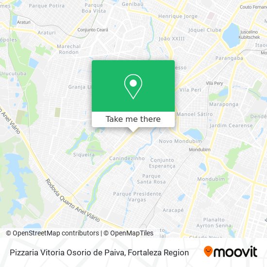 Pizzaria Vitoria Osorio de Paiva map