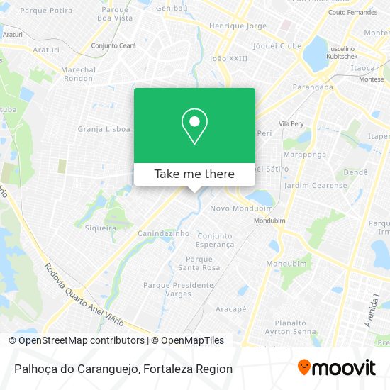 Palhoça do Caranguejo map