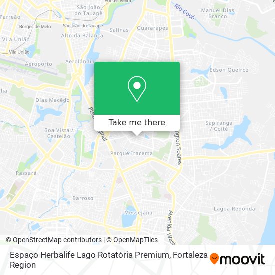 Espaço Herbalife Lago Rotatória Premium map