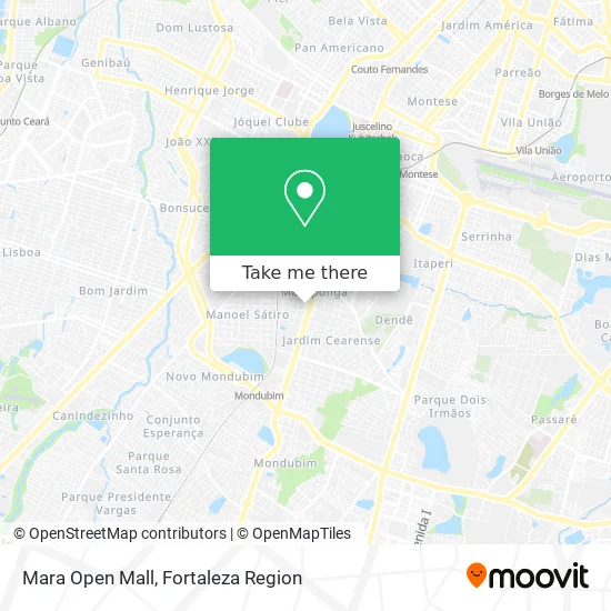 Mara Open Mall map