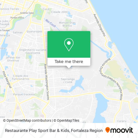 Restaurante Play Sport Bar & Kids map