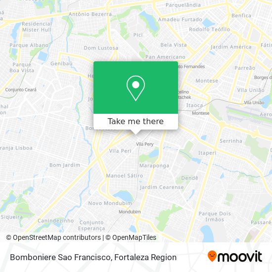Bomboniere Sao Francisco map