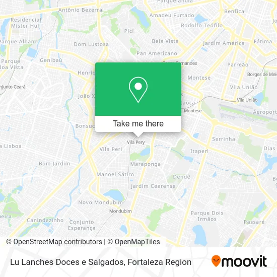 Lu Lanches Doces e Salgados map