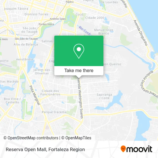 Reserva Open Mall map