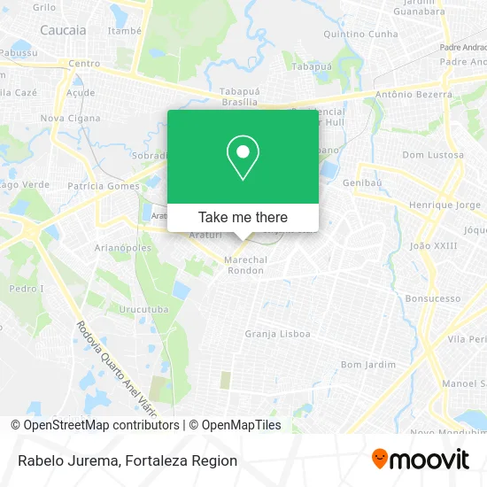 Rabelo Jurema map