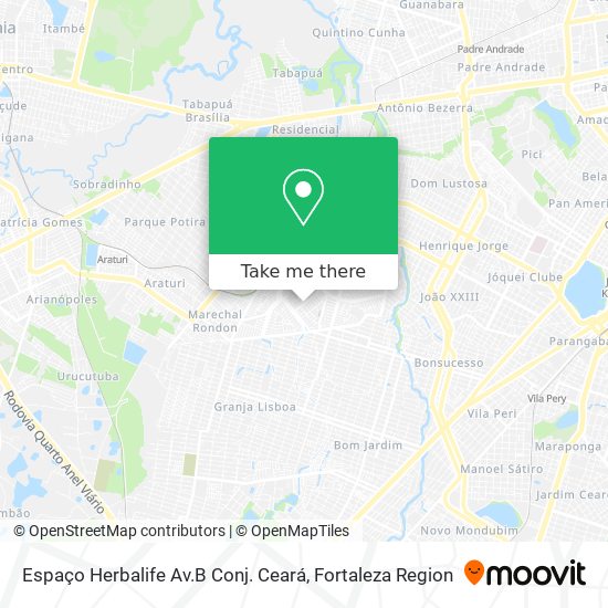 Espaço Herbalife Av.B Conj. Ceará map