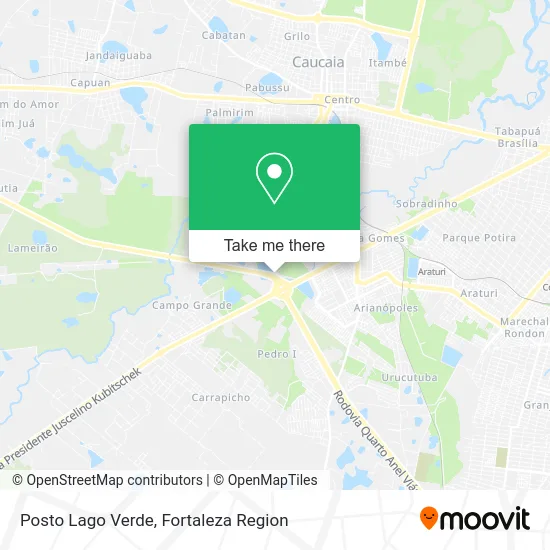 Posto Lago Verde map