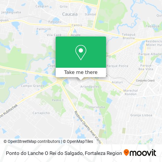 Ponto do Lanche O Rei do Salgado map
