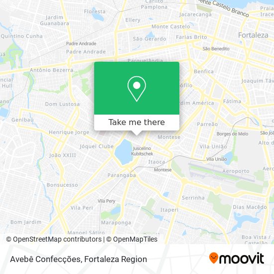 Avebê Confecções map