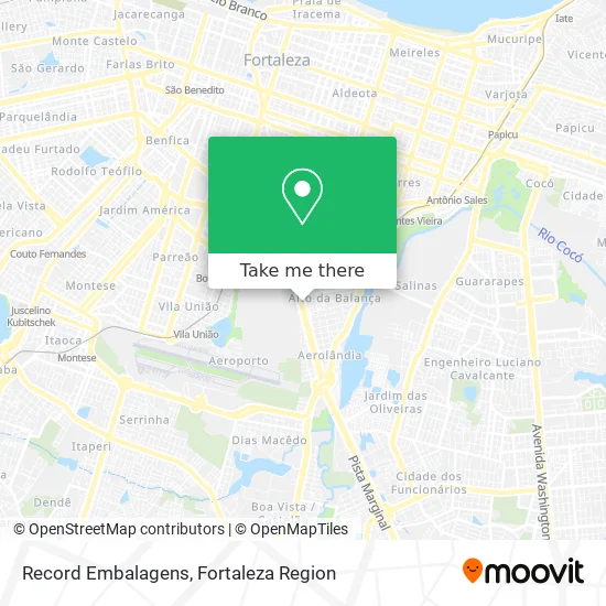 Record Embalagens map