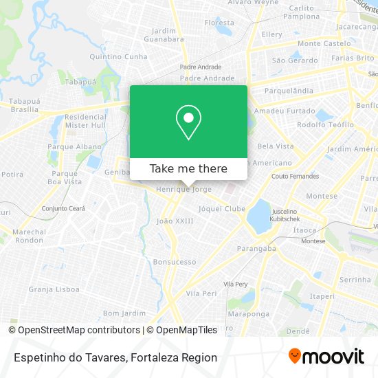 Espetinho do Tavares map