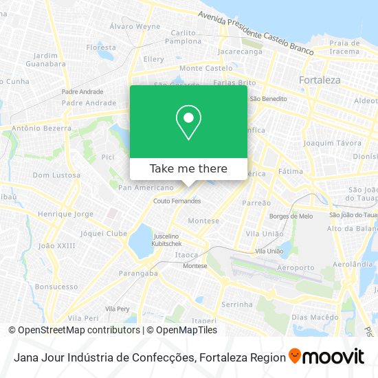 Jana Jour Indústria de Confecções map