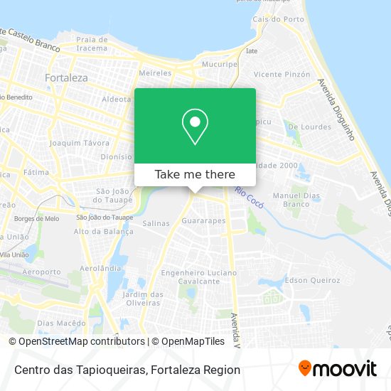 Centro das Tapioqueiras map