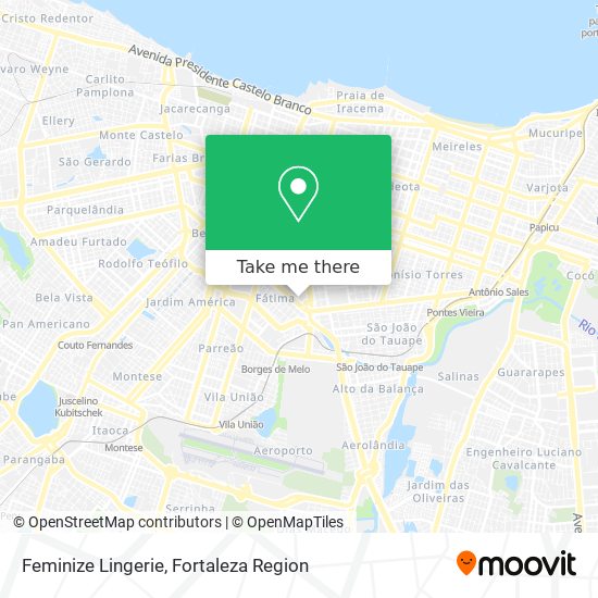 Feminize Lingerie map