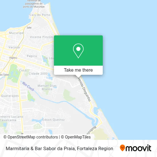Marmitaria & Bar Sabor da Praia map