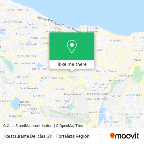 Restaurante Delícias Grill map