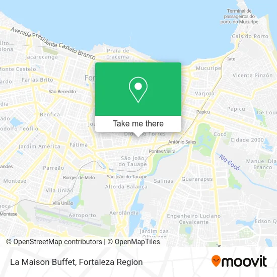La Maison Buffet map