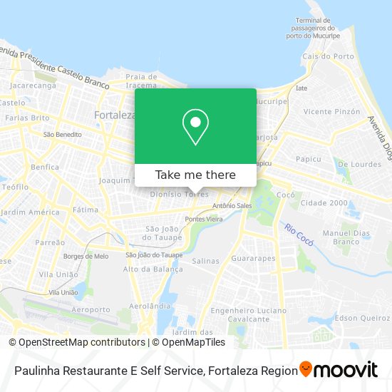 Paulinha Restaurante E Self Service map