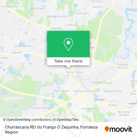 Churrascaria REI do Frango O Zequinha map