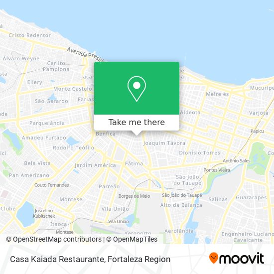 Casa Kaiada Restaurante map