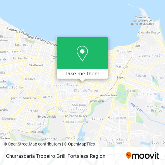 Churrascaría Tropeiro Grill map